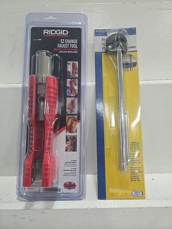 Ridgid Faucet Tool, Basin Wrench