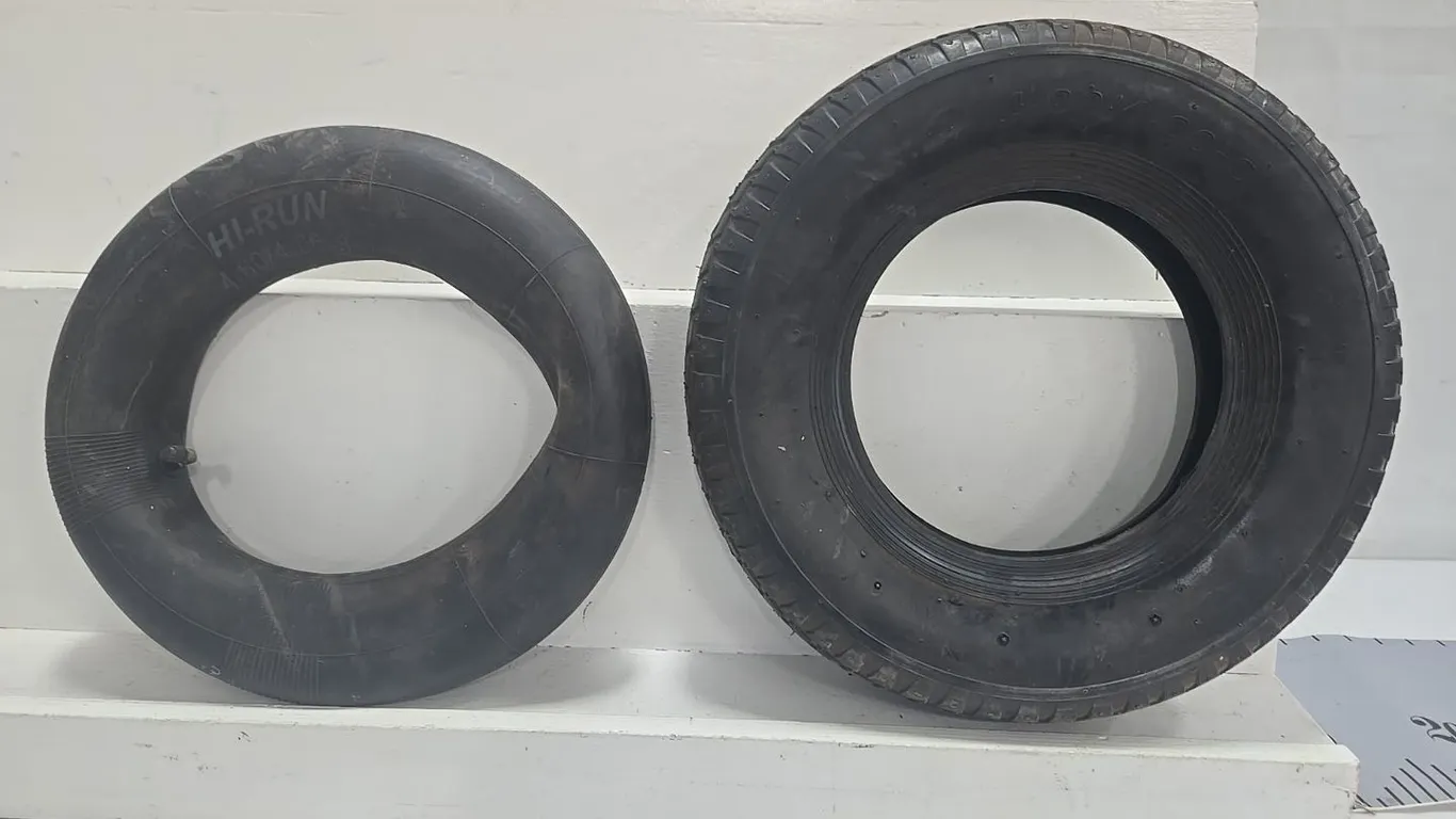 Utility Tire 4.80/4.00-8, includes inner tube