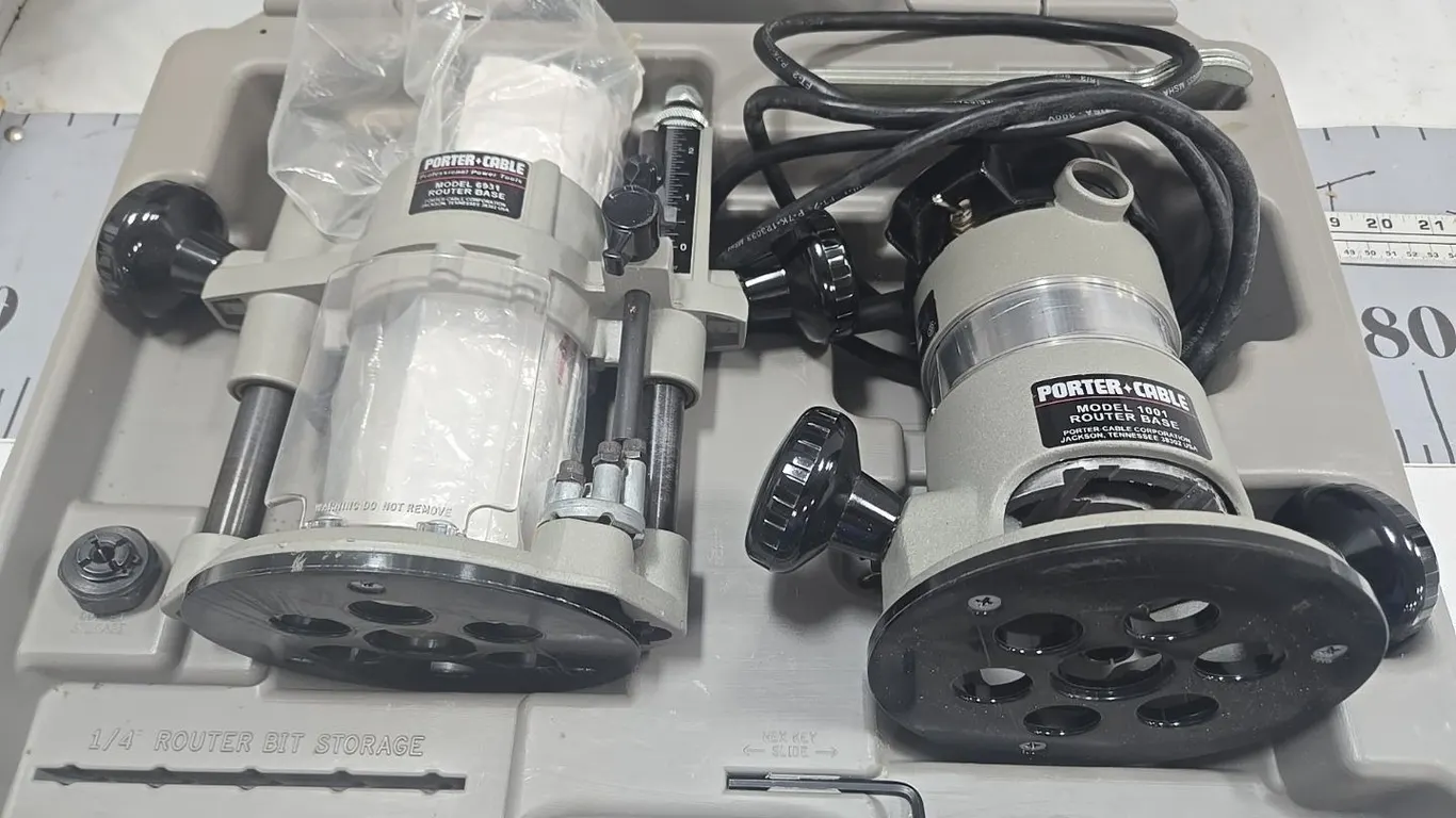Porter Cable Router Set, in case