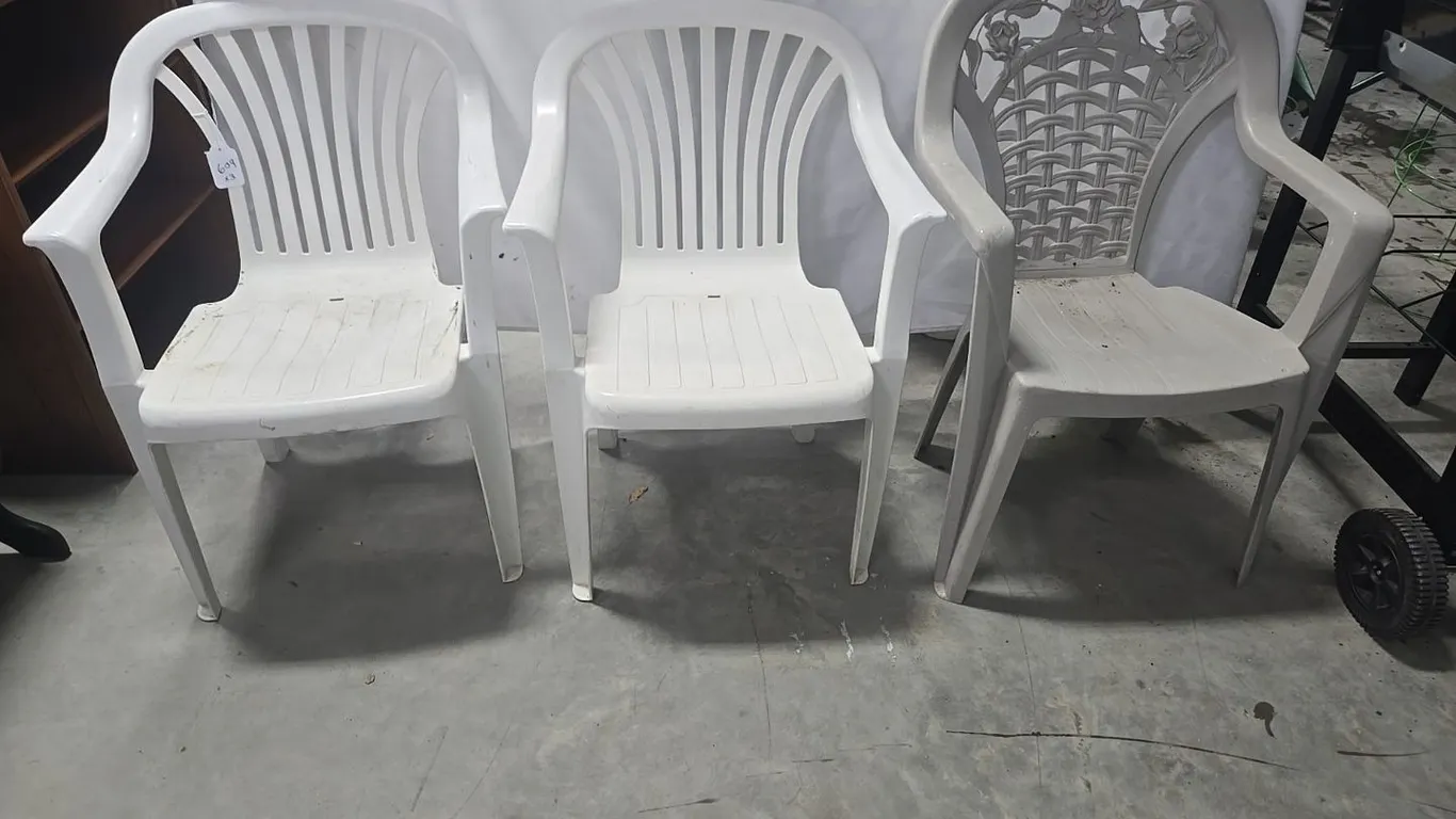 Deck Chairs (3) - Resin