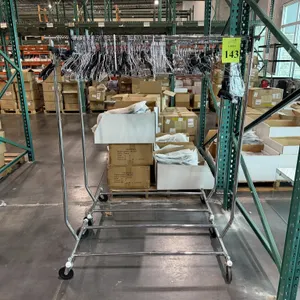 CLOTHING RACKS ON CASTERS