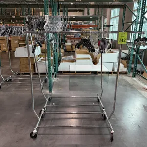 CLOTHING RACKS ON CASTERS