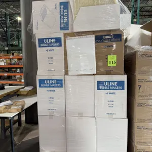 PALLET CONSISTING OF ULINE BUBBLE MAILERS