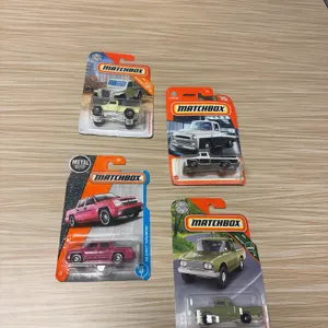 MATCHBOX: 1951 Willys Jeep pick up 4 x 4 / Dodge swept side pick up / 2002 Chevy avalanche / 1962 Ni
