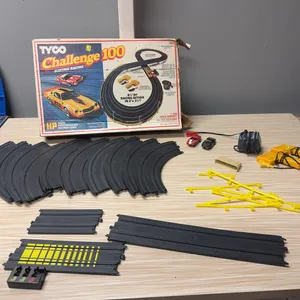 1983 Tyco HP-2 Challenge 100 HO Slot Car Set. Camero OPENED LOOK AT PICTURES FOR PARTS/ PIECES