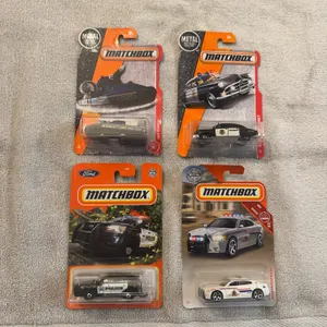 MATCHBOX: H2O glider / 1951 Hudson Horton / Dodge charger pursuit / 2016 charge interceptor utility