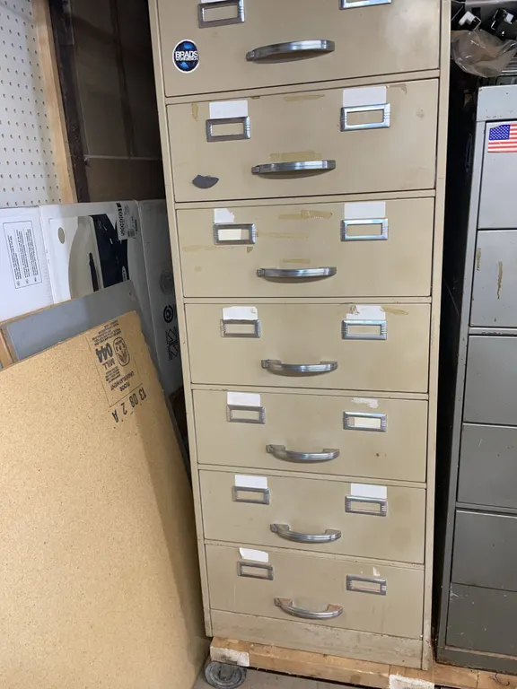 Metal Cabinet on Wheels