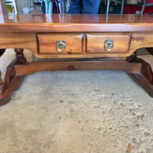 #2 vintage wooden coffee table