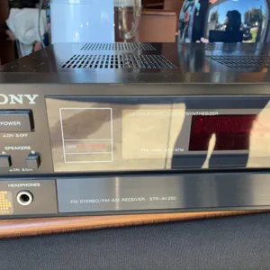 vintage stereo component is a Sony STR-AV260 AM/FM Stereo Receiver
