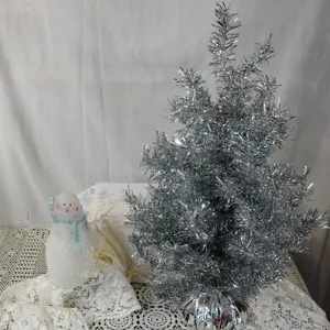 Silver Tinsel Tree