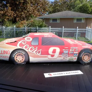 Vintage Bill Elliott #9 Coors Melling Ford Thunderbird Cardboard Display Car