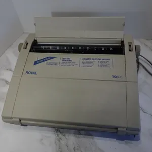 Royal TQ620 Portable Electronic Typewriter with Built-In Keyboard Cover