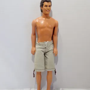 Vintage Mattel Ken Doll with Molded Brown Hair - Loose with Cargo Shorts