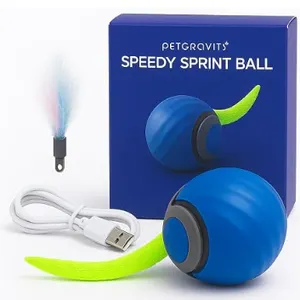 Interactive Cat Ball, Interactive Cat Toy, Magic Ball for Cats, Speedy Tail- in Retail Packaging
