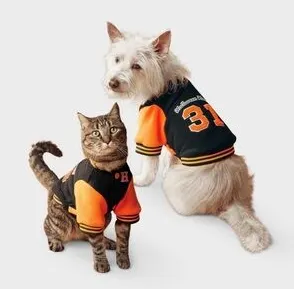 Boots & Barkley "Halloween Hounds" pet letterman jacket / varsity sweater costume Size Small