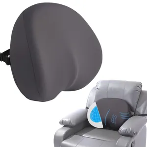 Ergonomic Recliner Lumbar Support Pillow Gel Memory Foam Back Support Cushion -New