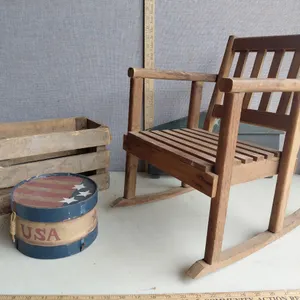 Wood Decor-Chair, Crate, Box, & Wall Hanger