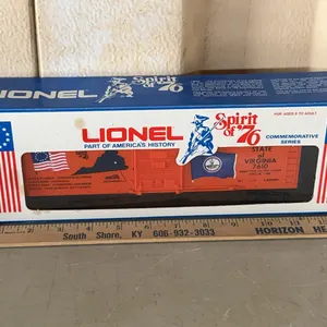 Vintage Lionel Spirit Of '76 Virginia Box Car In Box