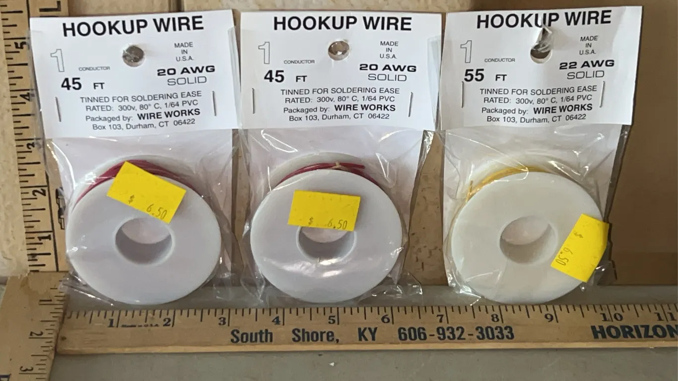 New Hookup Wire Assorted Sizes, See Photos