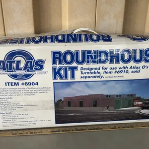 Vintage Atlas Roundhouse Kit In Box (For Atlas O Turntable)