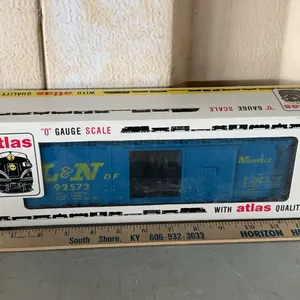 Vintage Atlas "O" Gauge Scale 40' Box Car In Box