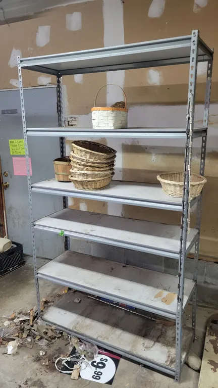 Metal Shelving Unit