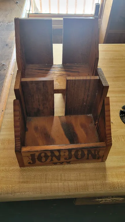 Jon-Jon Wood Counter Display