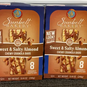 *NEW* 2 Boxes, Sunbelt Bakery Sweet & Salty Almond Chewy Granola Bars - Best By: 6/2026
