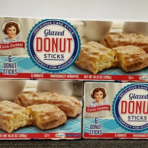 *NEW* 3 Packs, Little Debbie Glazed Donut Sticks - Best By: 9/2026
