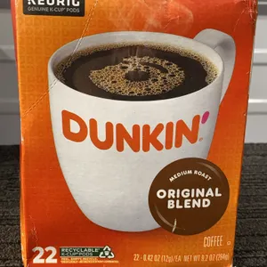 *NEW* Dunkin' Original Blend Medium Roast Coffee K-Cup Pods, 22 Ct - Best By: 1/2027