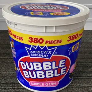 *NEW* Dubble Bubble Bubble Gum, 380 Ct Tub - Best By: 4/2028
