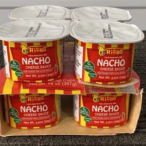 *NEW* Ricos Nacho Cheese Sauce Dipping Cups, 8 Ct - Best By: 4/2027