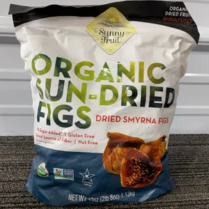 *NEW* Sunny Fruit Organic Sun-Dried Smyrna Figs, 40 Oz - Best By: 4/2027