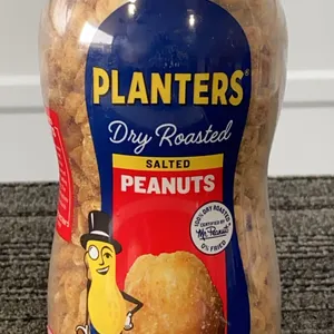 *NEW Planters Dry Roasted Salted Peanuts, 16 Oz - Best By: 5/2027