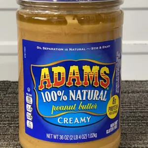 *NEW* Adams 100% Natural Creamy Peanut Butter, 36 Oz - Best By: 3/2027