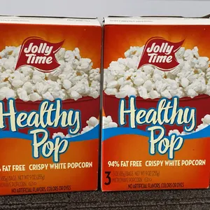 *NEW* 2 Pack, Jolly Time Healthy Pop Crispy White Microwave Popcorn - Best By: 4/2027
