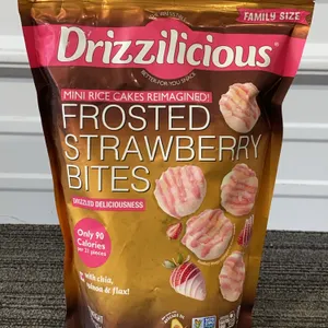 *NEW* Drizzilicious Frosted Strawberry Mini Rice Cakes - Best By 11/2026
