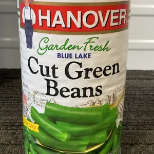 *NEW* Hanover Garden Fresh Blue Lake Cut Green Beans, 40 Oz - Best By: 9/2028