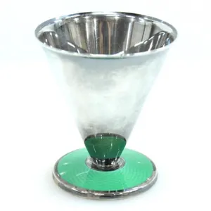 DAVID ANDERSEN 50s STERLING ENAMEL COCKTAIL BEAKER