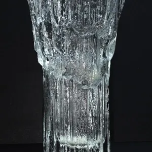 MCM IITTALA TAPIO WIRKKALA MARMORA ICE GLASS VASE