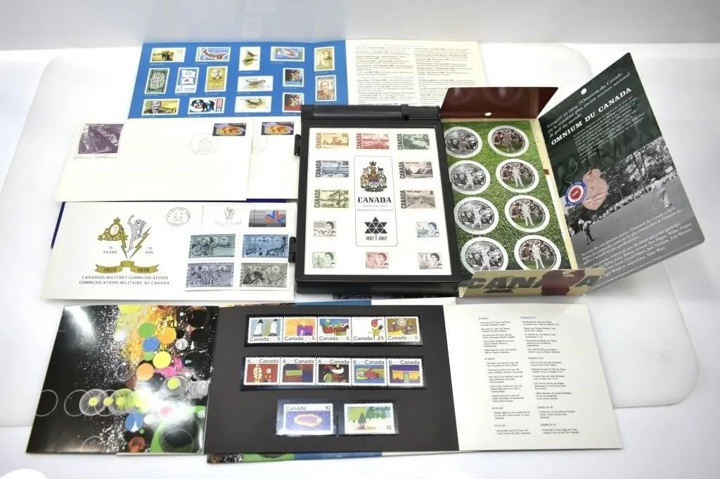 ASSTD. CANADIAN STAMP SETS & FIRST-DAY COVERS