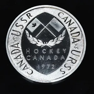1972 CANADA/USSR VIP STERLING SILVER MEDALLION 66g