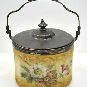 VICTORIAN MT WASHINGTON / PAIRPOINT BISCUIT JAR