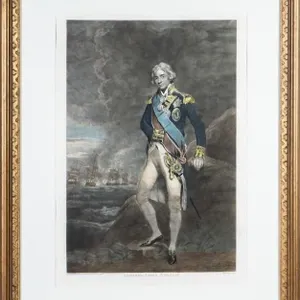 CHARLES TURNER 'ADMIRAL LORD NELSON' MEZZOTINT