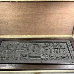 BOROBUDUR TEMPLE STONE RELIEF REPLICA PANEL