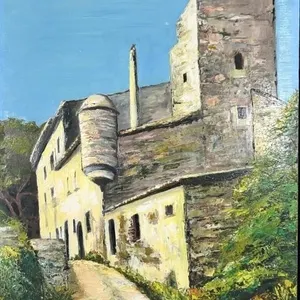 FRAITURE 1964 CATALAN MASIA OIL ON MASONITE