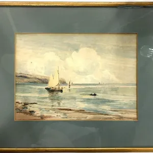 COASTAL SEASCAPE WATERCOLOUR