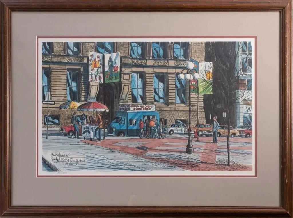 BEN BABELOWSKY OTTAWA STREET SCENE LTD ED PRINT