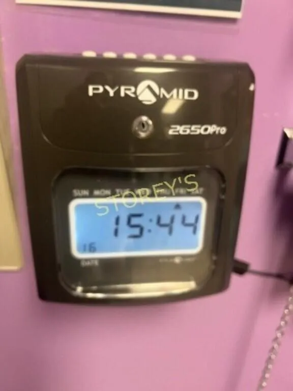 Pyramid 2650 Pro Time Clock