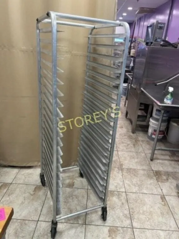 Full Size Mobile Bakers Rack